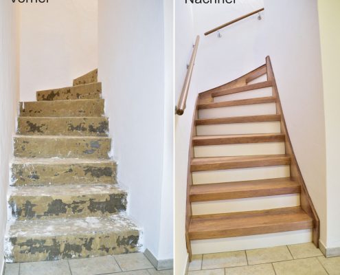 Kellertreppe renovieren mit Treppen-Renovierungen Schran