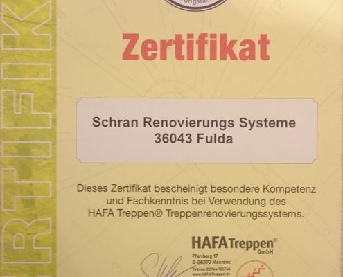 Zertifikat Hafa Premiumpartner