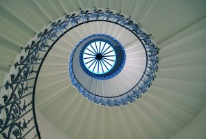 Tulpentreppe im Queen´s House Greenwich