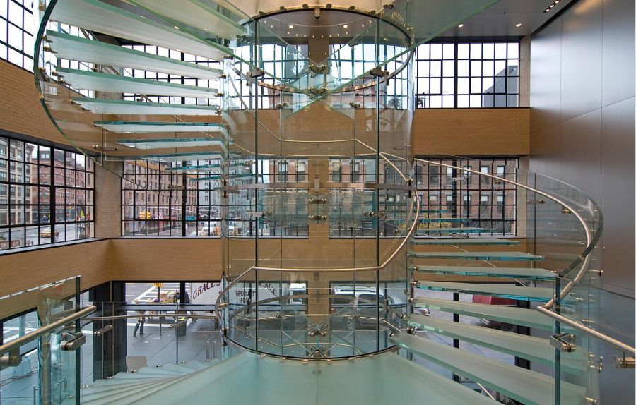 Glastreppe Im Apple Store New York Treppen Renovierungen